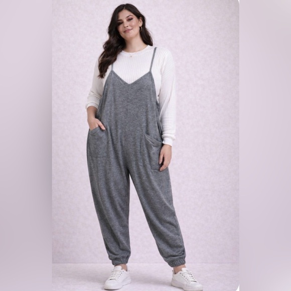 SHEIN Pants - SHEIN Gray Jumpsuit